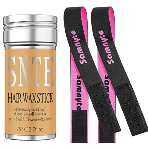 Lace Melting Band 2Pcs & Wax Stick for Hair Wigs, Wig Elastic Band for Melting Lace