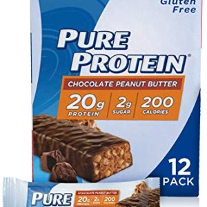 Pure Protein Bars, High Protein, Nutritious Snacks to Support Energy, Low Sugar, Gluten Free